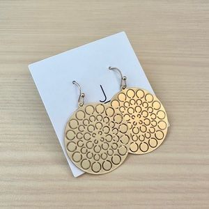 Jill Michael - Circle Cutout Coin Earrings